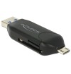 Card Reader Micro USB OTG, USB 3.0 Tipo A