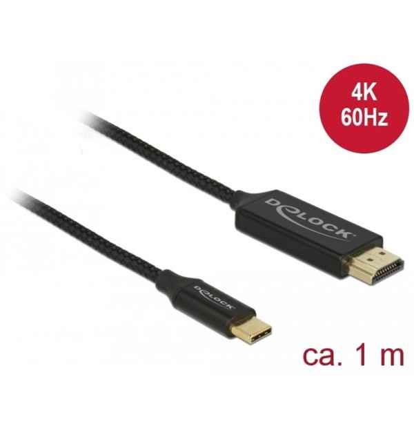 Cavo USB Type-C - HDMI (DP Alt Mode) 4K 60 Hz coassiale 1 m