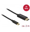 Cavo USB Type-C - HDMI (DP Alt Mode) 4K 60 Hz coassiale 2 m