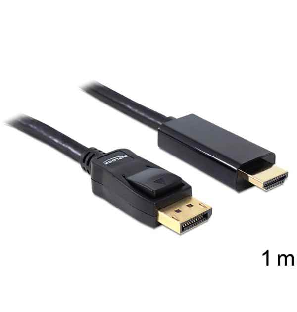 Cavo Displayport 1.1 maschio - High Speed HDMI-A maschio passivo 1 m nero