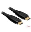 Cavo High Speed HDMI con Ethernet – HDMI A maschio - HDMI A maschio flat 2 m