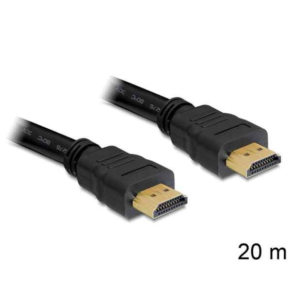 Cavo High Speed HDMI con Ethernet – HDMI A maschio - HDMI A maschio 20 m