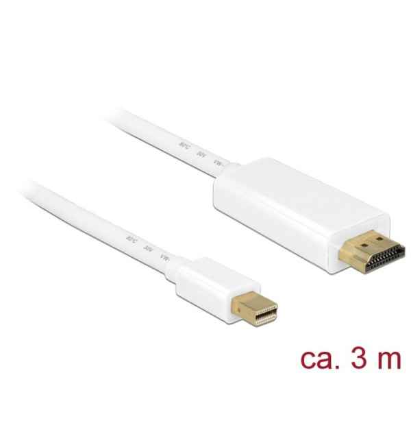 Cavo mini Displayport 1.1 maschio - HDMI-A maschio 3 m bianco